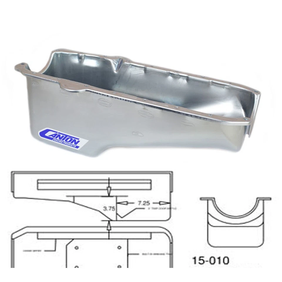 Cacerola de aceite del motor Canton 15-010 Foto 3 de 4