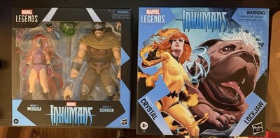 Marvel Legends Inhumans - Blackbolt, Triton, Medusa, Gorgon, Crystal, & Lockjaw