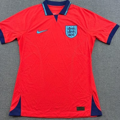 England 2022 2023 Away Player Issue Jersey Football Mens Medium Shirt GFA Nike