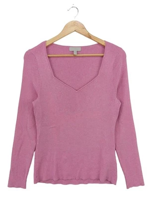H&M Pull en maille fine Dames Pull T EU 42 rose style décontracté - Photo 1/4