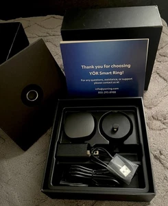 Letsfit YÖR Smart Ring Gun Metal  Size 6 LR-06-SL-CASE Activity Tracker