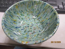 2 Prolon Confetti Aqua Turquoise 5 1/4 " Bowls
