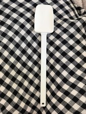 Pampered Chef Mix N Scraper White Plastic Spa...