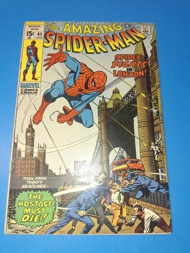 Amazing Spider-Man #95 (1971) Spider-Man Visits London - FN  COMBINE SHIPPING!