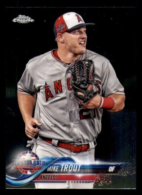 2018 Topps Chrome Update - LOS ANGELES ANGELS missing Ohtani's Includes Trout