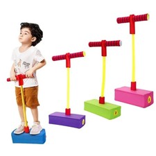 Kid Foam Pogo Jumper Soft Pogo Stick Jump Bounce Space Balance Exercise Toy