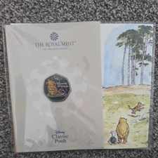 2020 Winnie The Pooh Coloured 50p Coin Royal Mint Pack BUNC Sealed