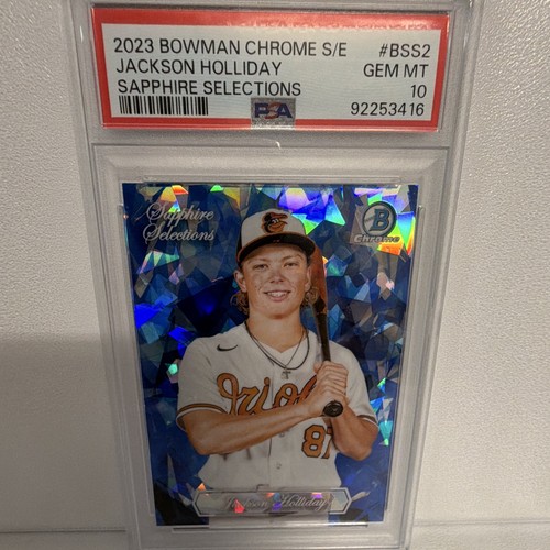 Bowman 2023 Chrome Sapphire Selections Jackson Holliday BSS-2 PSA 10