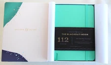 Archer & Olive THE BLACKOUT BOOK 112 Dot Grid GSM Ultra Thick BLACK Pages NEW!!