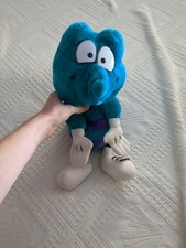 Vintage Charlotte Hornets NBA Plush Teal & Purple 1994 