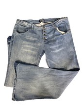 Y2K Vintage Women’s Truck Denim Jeans Button Fly Flare Leg Size 14