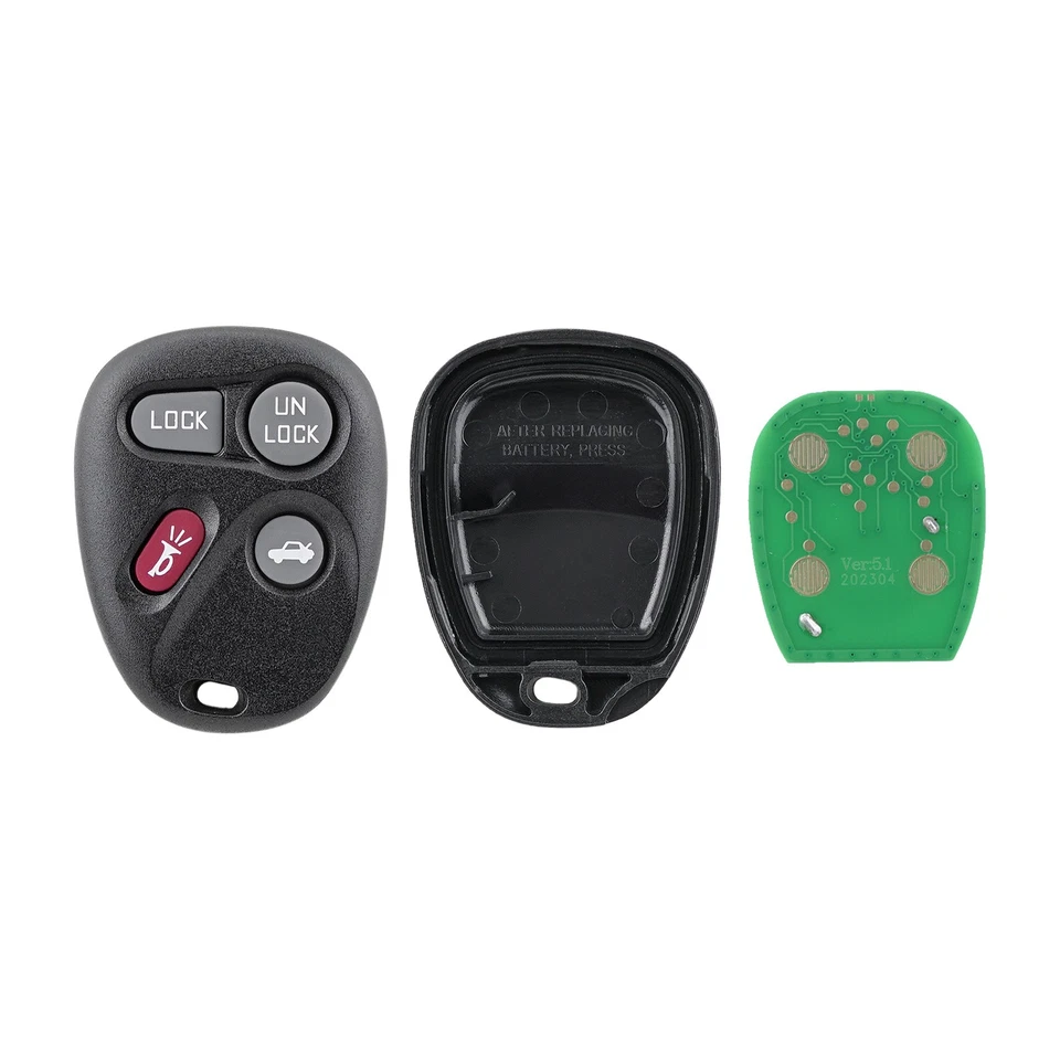 2 брелока дистанционного управления для Chevrolet Monte Carlo 2001 2002 2003 2004 2005 годов выпуска KOBLEAR1XT - Изображение 2 из 4