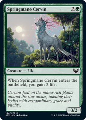 Springmane Cervin Strixhaven: School of Mages Lightly Played, English