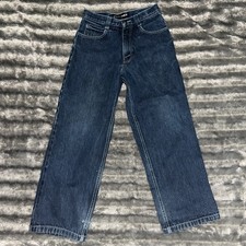 Y2K Southpole Wide Leg Baggy Jeans Size 14 Waist Faded dark denim