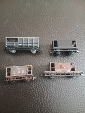 N Gauge Peco/Garfar set of 4 assorted Brake vans