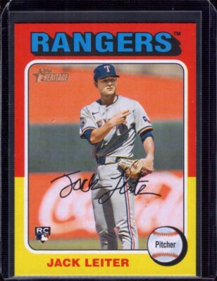 #ad #ad JACK LEITER 2024 Topps Heritage High Number #691 Photo Image Variation SP RC $4.99
