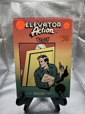 Elevator Action Nintendo NES 5 Screw No Manual - Tested Nice Condition