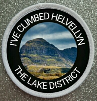 3'' Helvellyn The Lake District Bügelbild/Aufnähen Sublimation Patch Abzeichen 