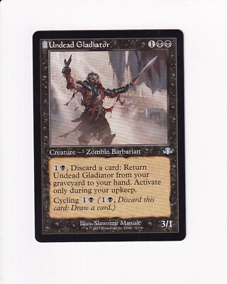 2023 MTG MAGIC THE GATHERING DOMINARIA REMASTERED RETRO FRAME UNDEAD GLADIATOR