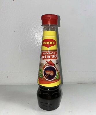 Maggi soya sauce 200 ml with Garlic & Chili 7 oz Very Delicious ! Pack of 6