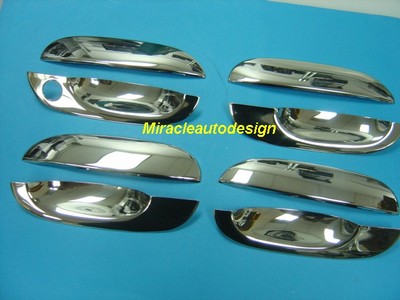 Chrome Stainless Door Handle Covers – RHD – Fits BMW E39 5-Series 96-03 & E38 7-Series 95-01 – 8-Piece Set 4 thumbnail image