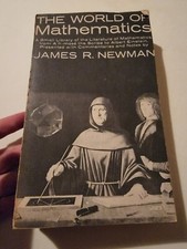 The World of Mathematics James Newman Vol 4 Pb 1956 Simon & Schuster book