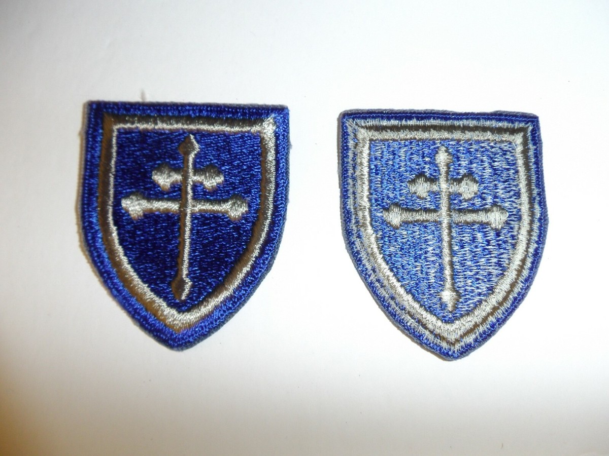 A033 Original WW2 US Army ssi 79 Infantry Division Cross of