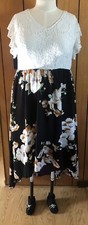 Shein high low floral women dress size 4XL