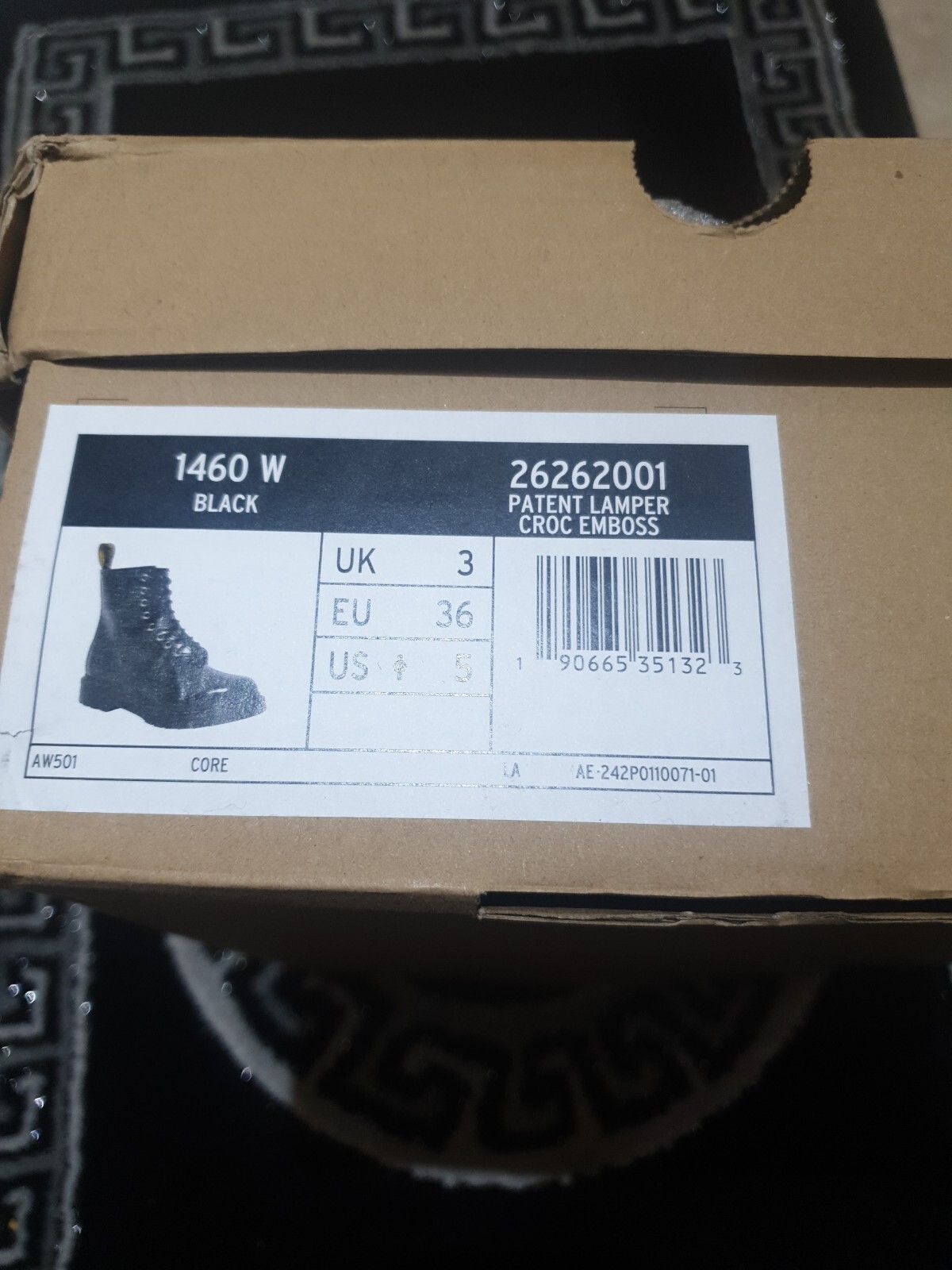 DR MARTENS 1460 8 EYELET BOOT WOMEN'S BOOTS UK 3 image 10