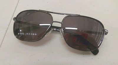 Marc Jacobs Gray Aviator Sunglasses Amazon.com: Marc Jacobs Unisex Sunglasses, 807/9o Black, 61  main image 4