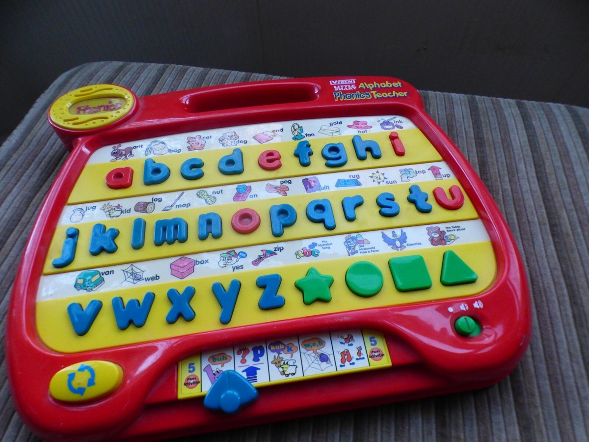 Vintage Vtech Little Smart Alphabet Teacher Phonics Red Board