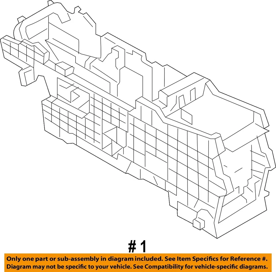 Used Front Lower Center Console fits: 2018 Ford Explorer floor Base w/o police p Foto 4 de 4
