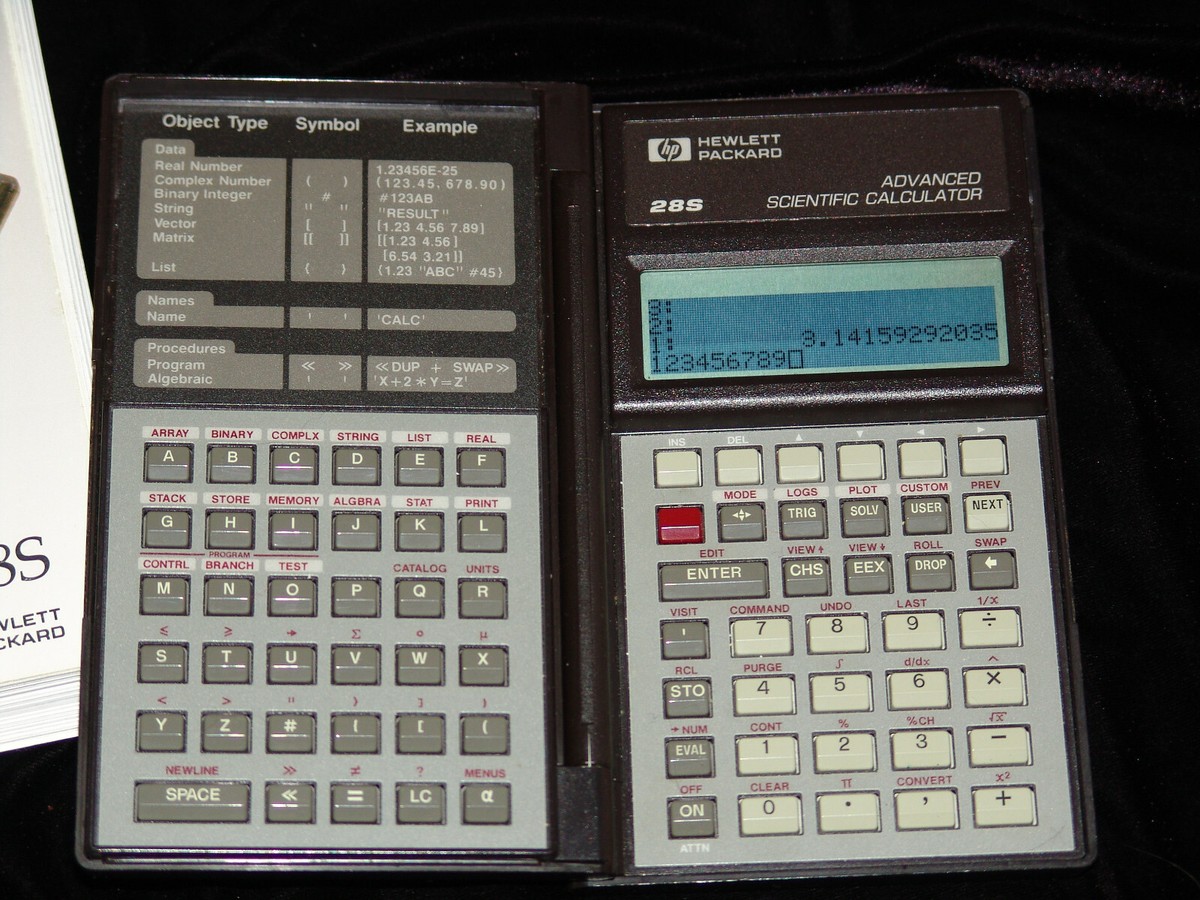 HP 28S Scientific Calculator for sale online | eBay HP 28S Scientific Calculator for sale online | eBay