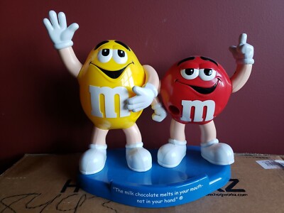M&M Double Character Candy Dispenser, Excellent Condition FREE PRIORITY  SHIPPING