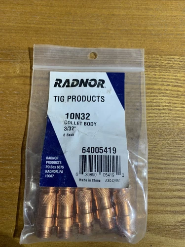 Radnor 10N32 Collet Body 3/32" 5 Pack 64005419