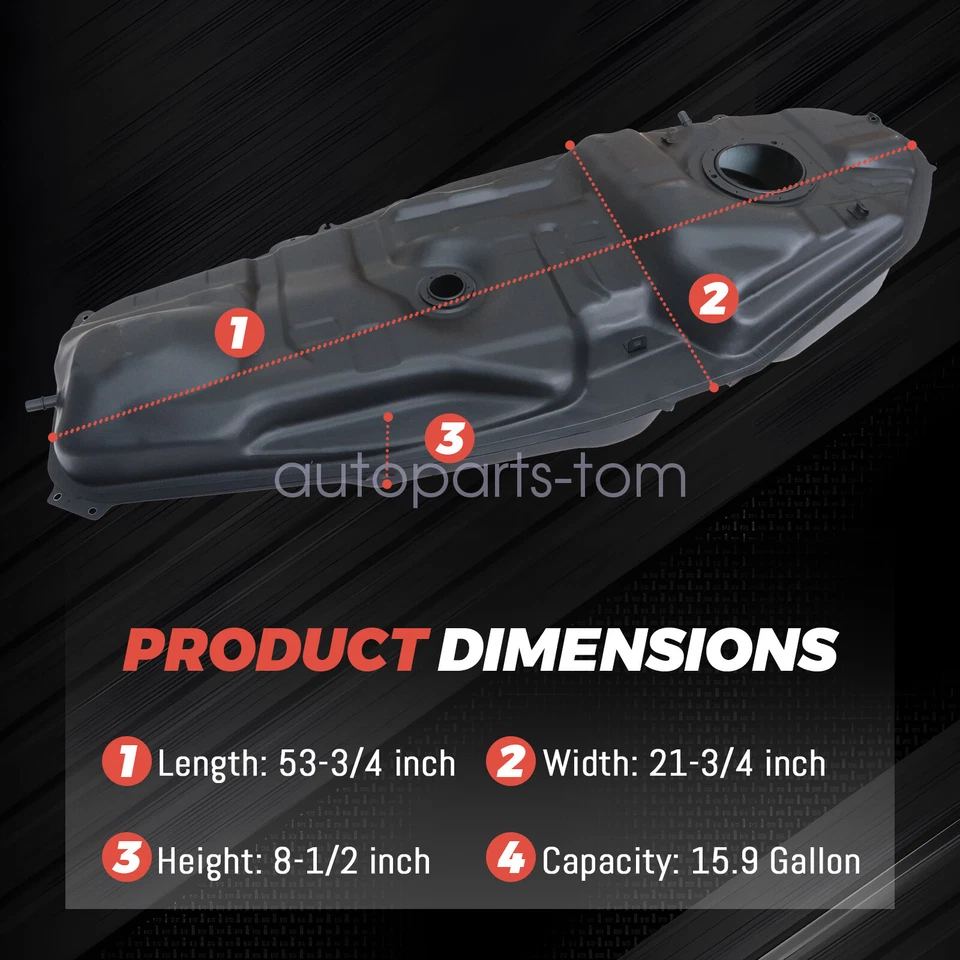 Tanque de combustible 15,9 galones para Toyota RAV4 2006-2012 2,4 L 2,5 L 3,5 L gasolina 7700142190 Foto 4 de 4