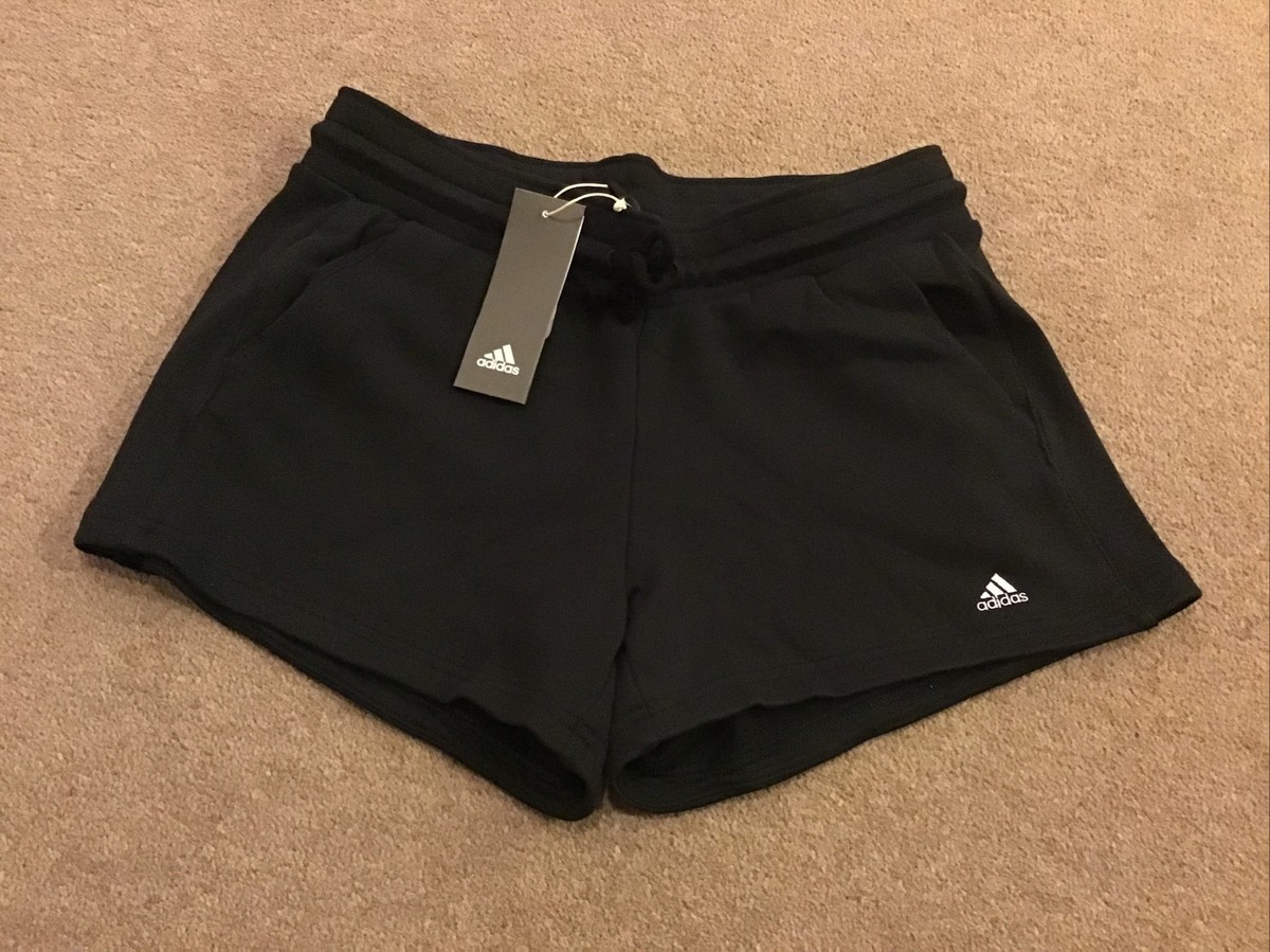 Adidas Sportswear Stadium Shorts Black In Womens Size 12-14 BRAND NEW