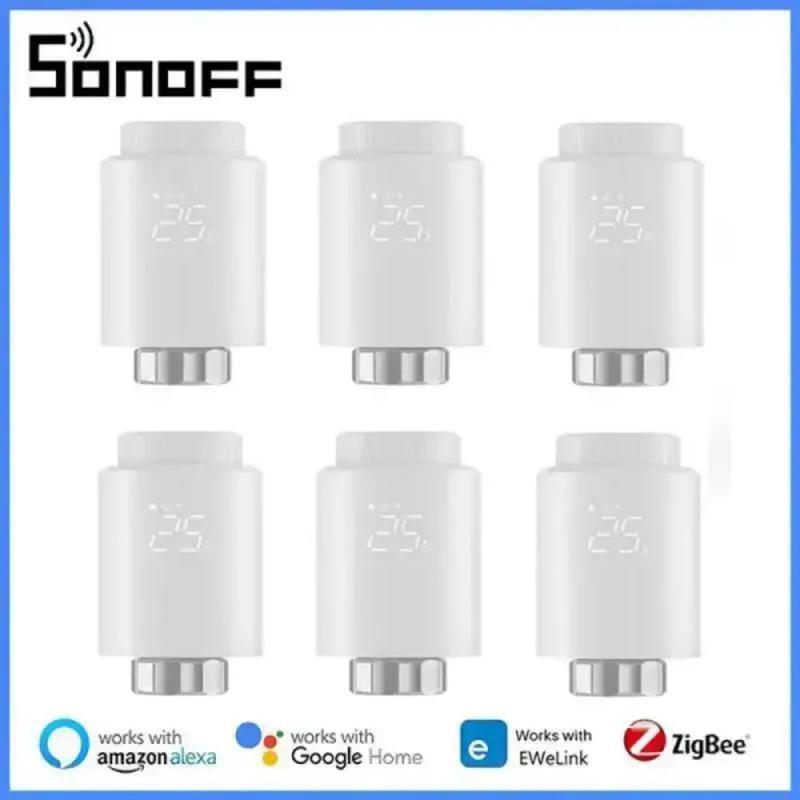 SONOFF TRV Zigbee Thermostatic Radiator Valve TRVZB Smart Temperature Control Wo