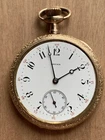 Antique Gruen Verithin Enamel Dial Pocket Watch