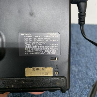 SONY Audio Tape-Corder TCD-D3 | eBay
