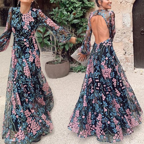 Backless Maxi Dress 