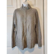 Quaker factory Gray Fuzzy Cardigan