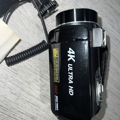 DVC 4K Ultra HD Camcorder 30.0 Mega Pixels and Wifi Good Condition Wi Ext. Mic