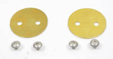 2 Pack 1009-268 Brass Throttle Plates 1-916 Stamped 268 Wscrews Fits Holley