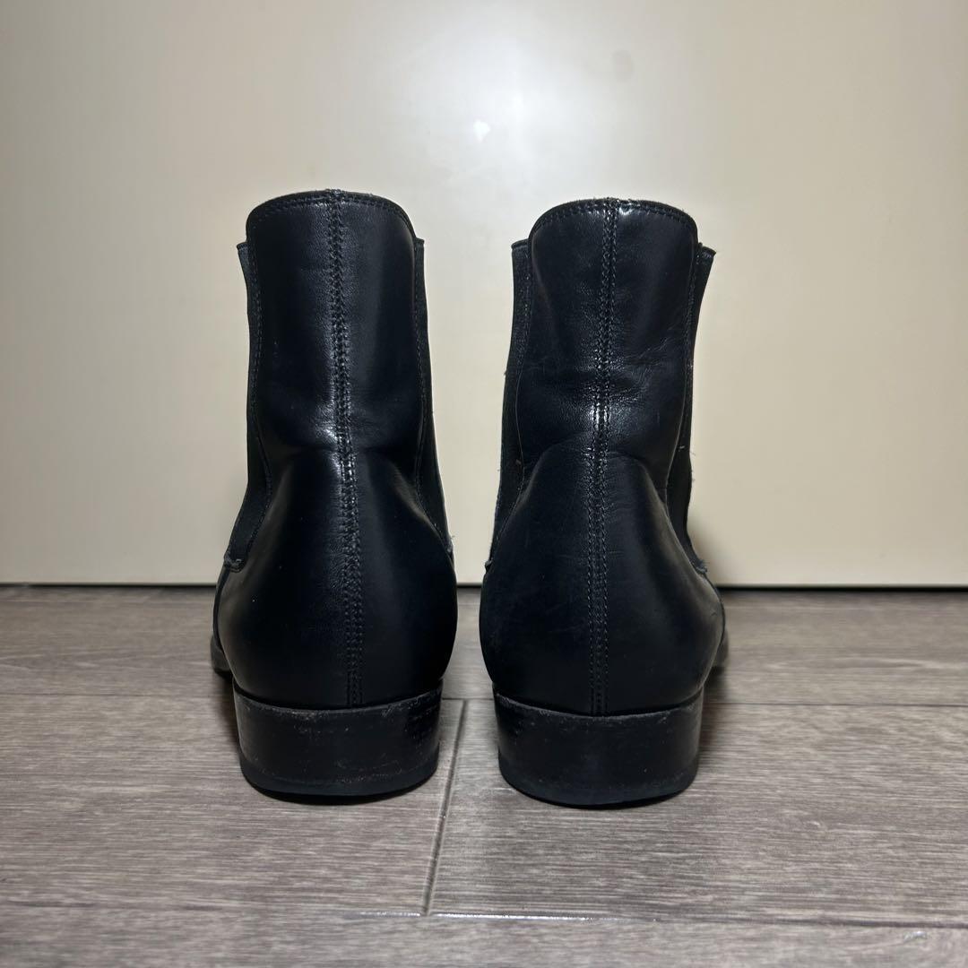 YSL Saint Laurent Side Gore Chelsea Boots Black Leather YSL Saint Laurent Side Gore Chelsea Boots Black Leather
