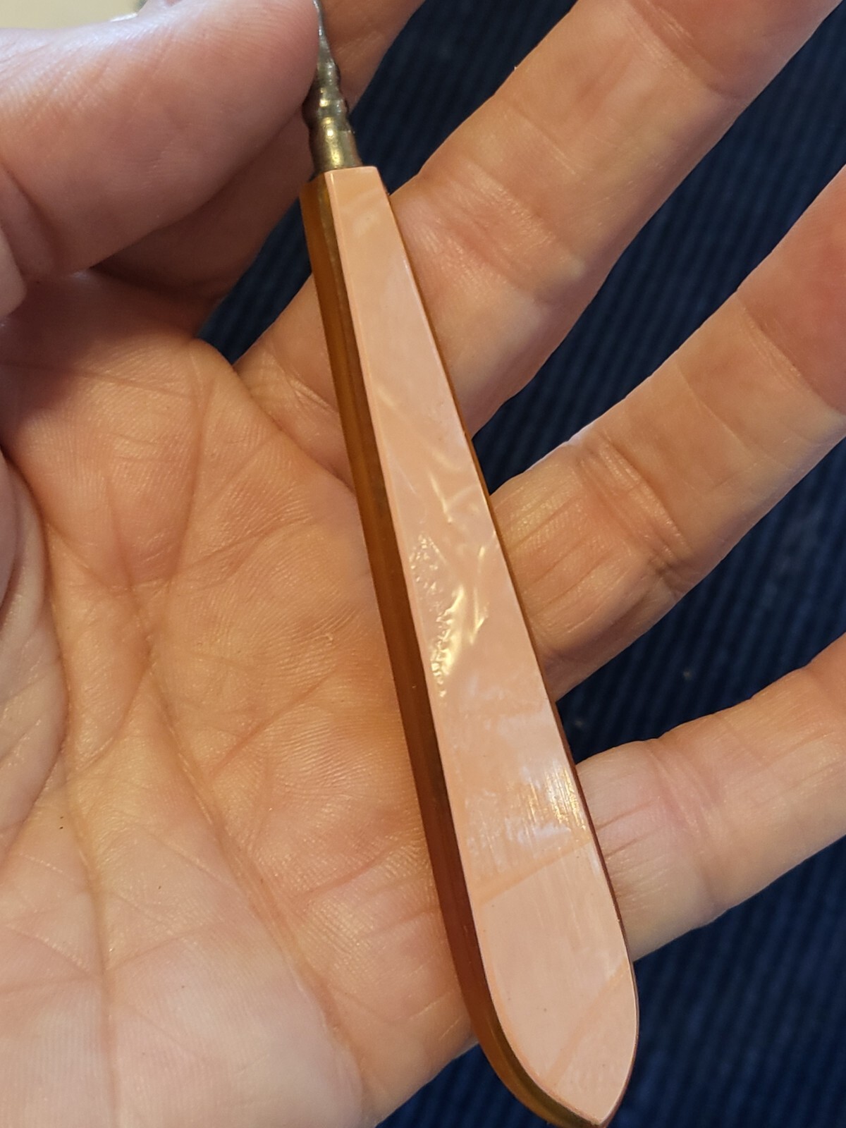 Unique ANTIQUE BUTTON SHOE BOOT HOOK CELLULOID Pe… - image 6