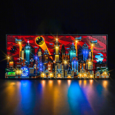 LocoLee LED Light Kit for Lego 76271 Batman: The Animated Series Gotham City DIY