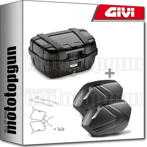 Kit De Valises Latérales GIVI E22 Noire Pour Honda 1000 CBF 2006