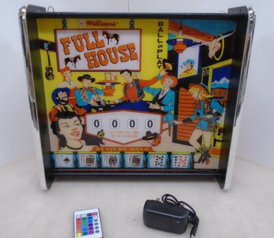 Williams Full House Pinball Head LED Display light box