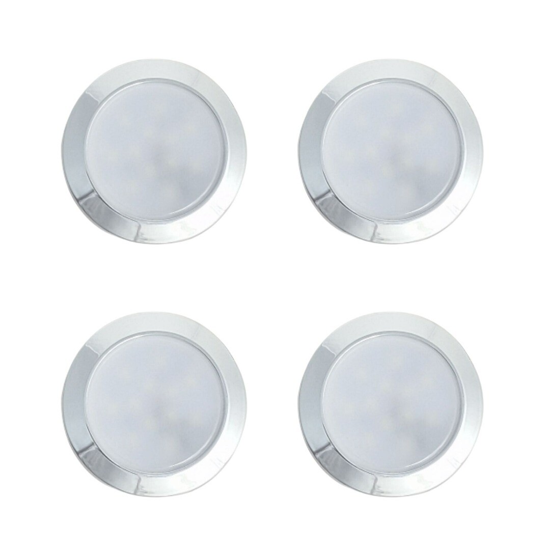 LED 12V 24V Spot Lights Chrome Surface Mounted Downlights Dimmable IP66 Pack of